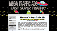 Desktop Screenshot of megatrafficads.info
